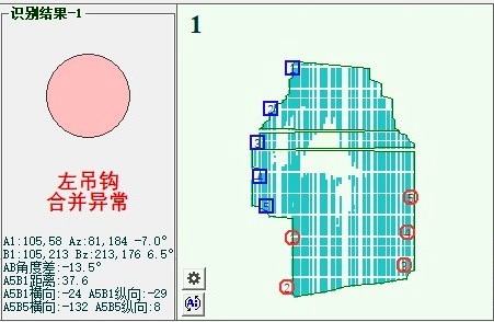 KTCY-LS2000 异常吊挂状态识别结果